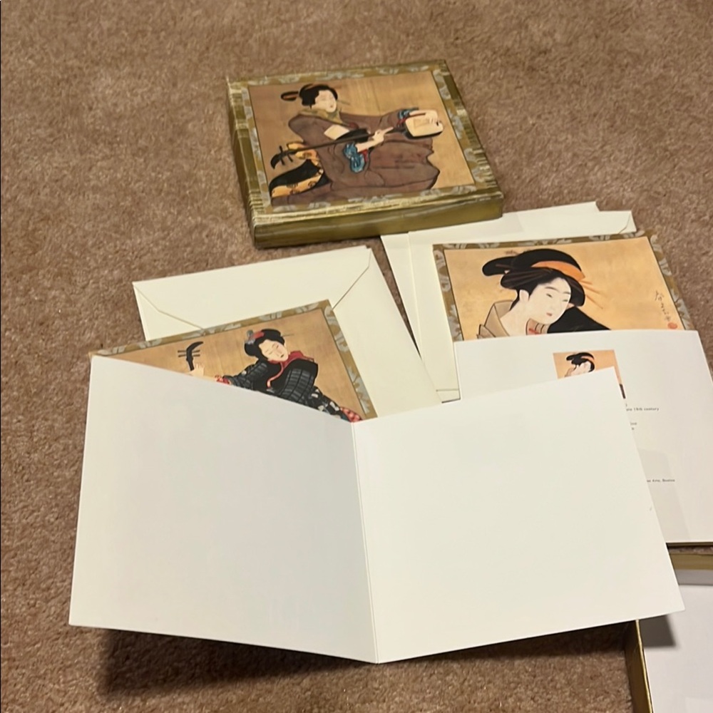 Japanese Art Greeting Card Set by MFA Boston Japanese Ukiyo-e Paintings - Picture 10 of 10